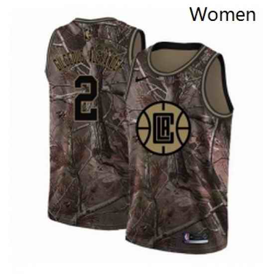 Womens Nike Los Angeles Clippers 2 Shai Gilgeous Alexander Swingman Camo Realtree Collection NBA Jersey